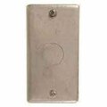Hubbel Electric Raco Single Gang Blank Wallplate With Knock Out 861
